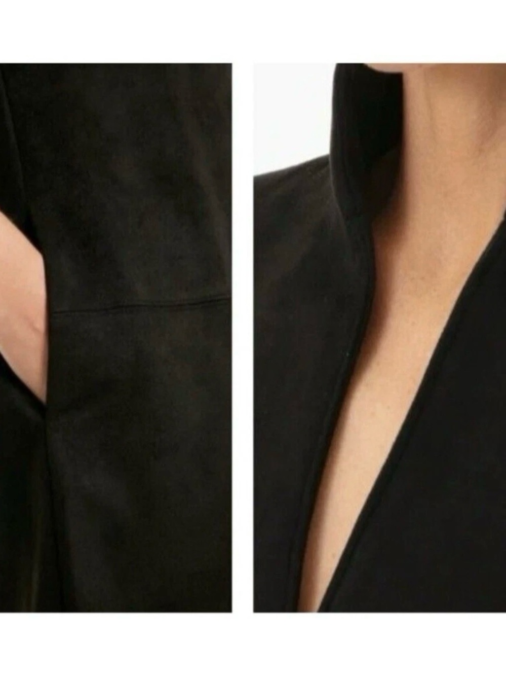 Tuckernuck Clifton Vegan Suede
Tunic Mini Dress A-Line Black
Pockets Small - Picture 3 of 12